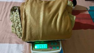 Party Wear Lycra Sari With Blouse