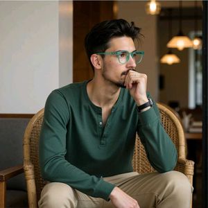 Lenskart HUSTLR Turquoise Full Rim Wayfarer Frame
