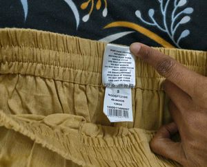 Tan Casul Straight Cut Pants