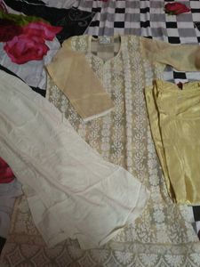 Elegant Chikankari Kurta Set