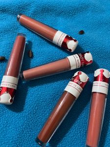 set of 5 Nude / New Waterproof Liquid Lipstick