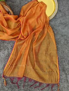 Rust Orange Dupatta | Lightweight Festive