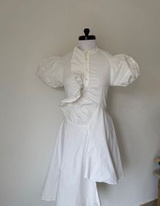 Nancy Cavally Puff Sleeve Dress