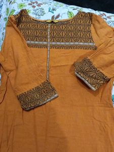 Beautiful Orange 🧡 Kurta