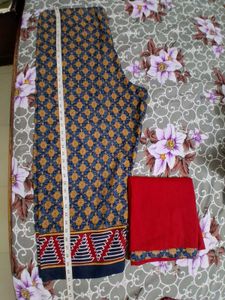 Red Kurta Set with Dupatta