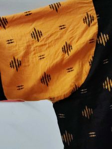 Comfortable Black &amp; Yellow Nightgown
