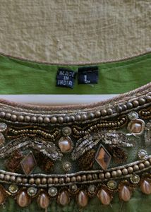 Elegant Embroidered Ethnic Gown with Dupatta