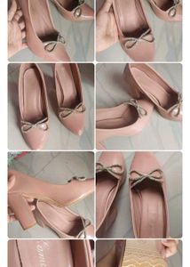 3.5inch  Pink Bow Heels