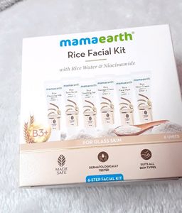Mamaearth Rice Facial Kit With Water & Niaci