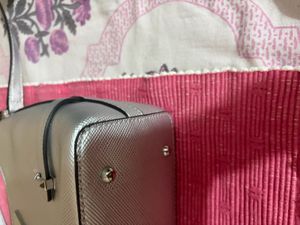 Guess Rosalba Small Hobo Bag - Silver