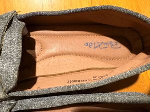 Grey Loafer Flats