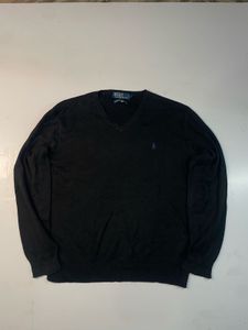 Polo Ralph Lauren Black V-Neck Sweater