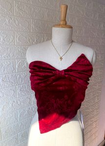 savana velvet tube top