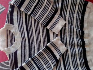 Striped Knit Sweater