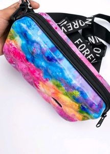 Galaxy Print Clutch Bag