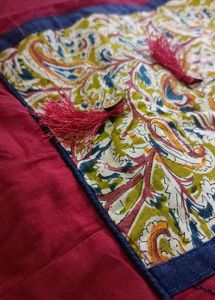 Red Paisley Sleeveless Dress