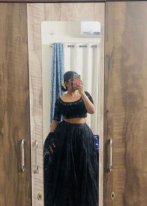 Elegant Black Lehenga Choli Set