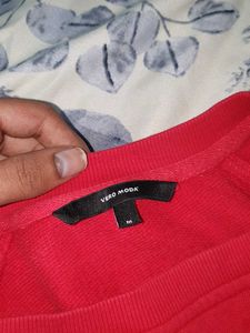 Red Vero Moda Sweatshirt