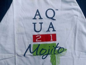 vintage Fruit of the loom Aqua Mojito T-shirt