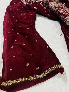 Elegant Maroon sharara Set