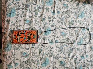 Embroidered Peacock Clutch Set