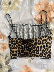Leopard Print Camisole Top