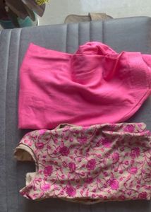 Pink kurta set