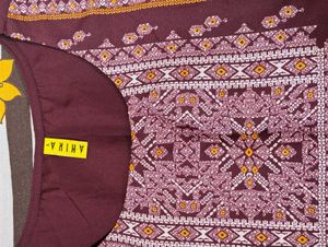 Elegant Maroon Embroidered Kurta