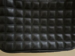 Quilted Black Hobo Bag with Gold Chain