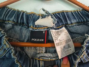 Wide Leg Denim Jeans