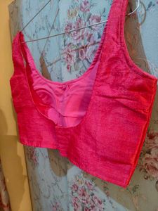 Vibrant Pink Silk Blouse