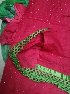 Elegant Embroidered Dress Material