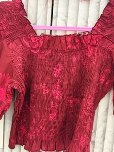 Chic Smocked Crop Top