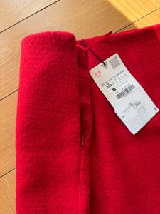 ZARA Red Mini Skirt