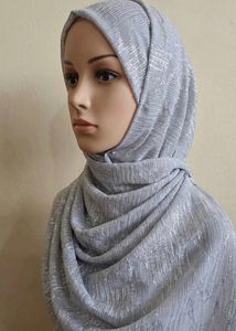 Sparkling Grey Hijab Scarf