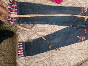 New black denim jeans for 4-7 years girl