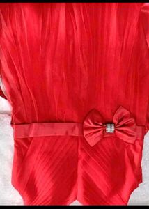 Red gown