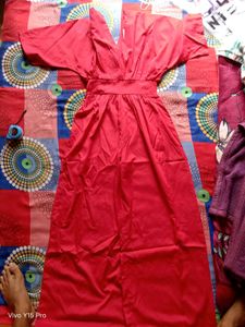 V-Neck Wide-Leg Jumpsuit