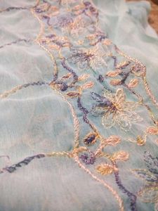 Embroidered Georgette Unstitched Dress Material
