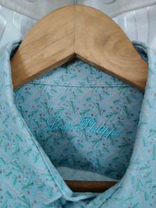 Louis Philippe Men Pure Linen Shirt