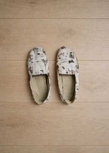 Parisian Print Slip-On Sneakers