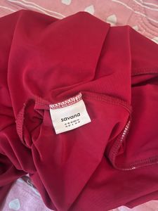 Burgundy Long Sleeve Bodysuit