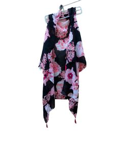 New Boho Beachy Shrug Cherry Blossoms