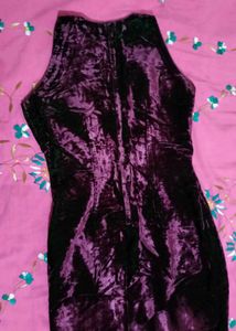 Velvet Maxi Dress