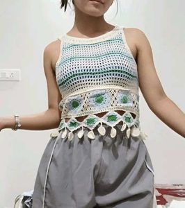 Boho Crochet Crop Top