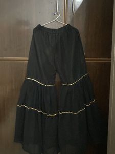 Black sharara set With Duptta for Party
