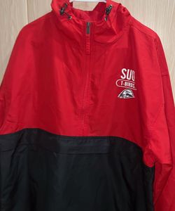 Champion Red &amp; Black Pullover Jacket