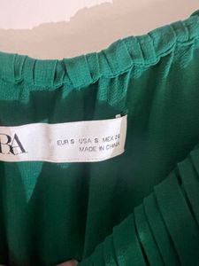 Green Crinkled Jumpsuit