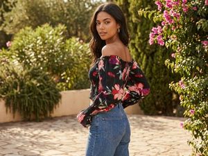Floral Smocked Off-Shoulder Top