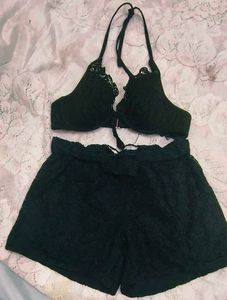 H&amp;M Blackcuresia Lace Bikini set